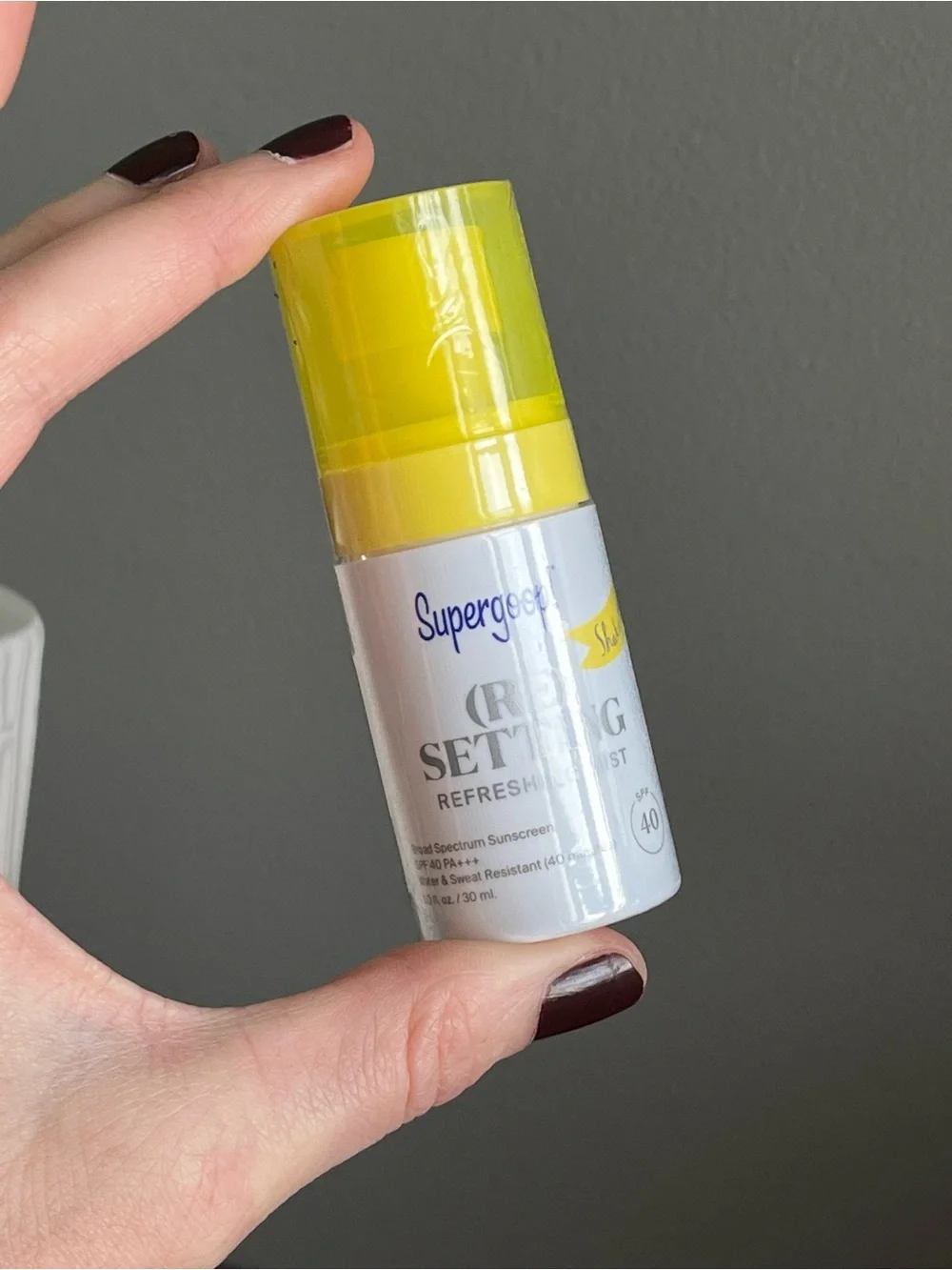 Supergoop! Re setting refreshing 40 SPF Mist